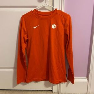 NIKE Clemson Long Sleeve DriFit Shirt